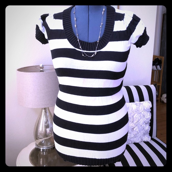 Striped Sweater Shirt - Picture 1 of 3